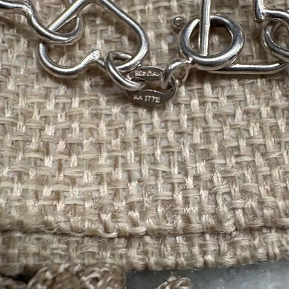 Chic Silver Heart Chain Bracelet - Picture 2 of 3